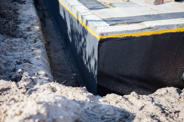Residential Interior Drainage System installation at a Clarksboro, NJ home by SJ Waterproofing Pros
